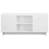 TV-teline 90 x 34.5 x 40 cm valkoinen Tekninen puu