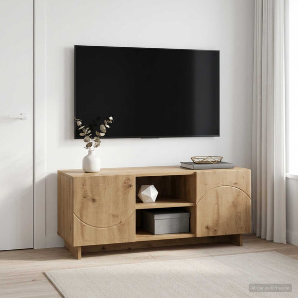 TV-teline 90 x 34,5 x 40 cm Artisaanitammi Tekninen puu