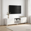 TV-teline 140 x 34.5 x 40 cm valkoinen Tekninen puu