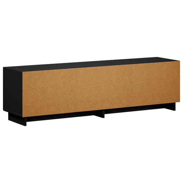 TV-teline 140 x 34.5 x 40 cm Musta Tekninen puu