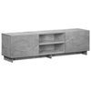 TV-teline 140 x 34.5 x 40 cm Betoninharmaa Tekninen puu