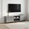 TV-teline 140 x 34.5 x 40 cm Harmaa Sonoma Tekninen puu