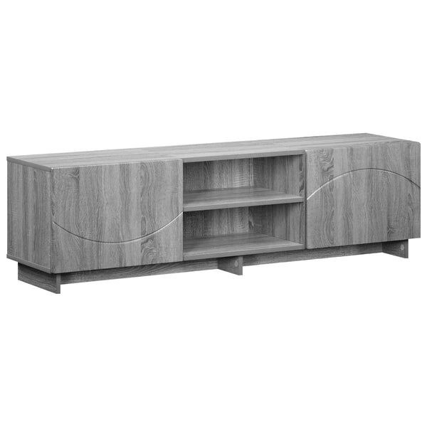 TV-teline 140 x 34.5 x 40 cm Harmaa Sonoma Tekninen puu