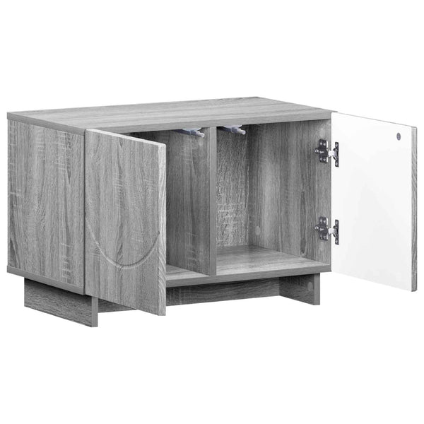 TV-taso 60 x 34.5 x 40 cm Harmaa Sonoma Tekninen puu