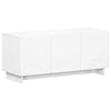 TV-taso 90 x 34.5 x 40 cm valkoinen Tekninen puu