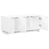 TV-taso 90 x 34.5 x 40 cm valkoinen Tekninen puu