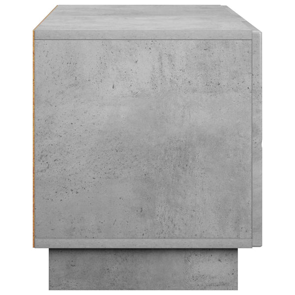 TV-taso 90 x 34.5 x 40 cm Betoninharmaa Tekninen puu