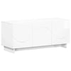 TV-taso 90 x 34.5 x 40 cm Korkeakiiltoinen valkoinen