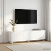 TV-taso 140 x 34,5 x 40 cm valkoinen Tekninen puu