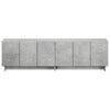 TV-taso 140 x 34,5 x 40 cm Betoninharmaa Tekninen puu