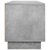 TV-taso 140 x 34,5 x 40 cm Betoninharmaa Tekninen puu