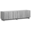 TV-taso 140 x 34,5 x 40 cm Harmaa Sonoma Tekninen puu