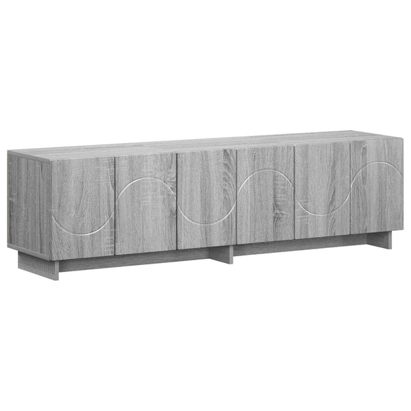 TV-taso 140 x 34,5 x 40 cm Harmaa Sonoma Tekninen puu