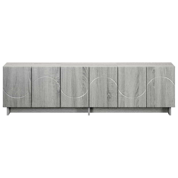 TV-taso 140 x 34,5 x 40 cm Harmaa Sonoma Tekninen puu