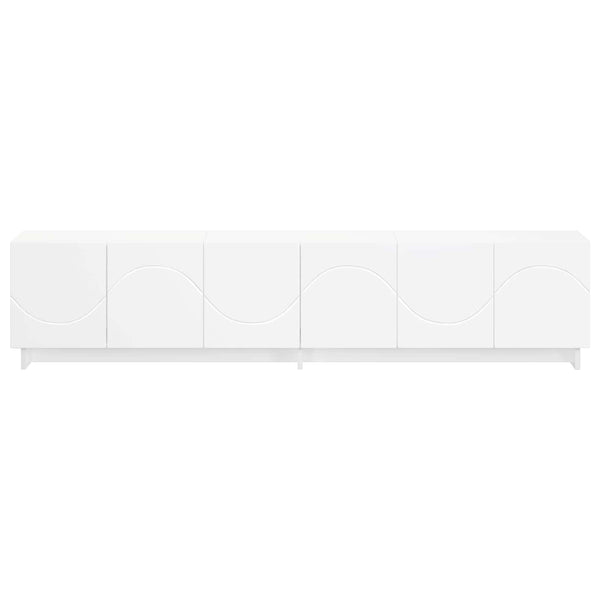 TV-taso 180 x 34,5 x 40 cm valkoinen Tekninen puu