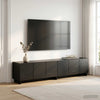 TV-taso 180 x 34,5 x 40 cm Musta Tekninen puu