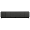 TV-taso 180 x 34,5 x 40 cm Musta Tekninen puu