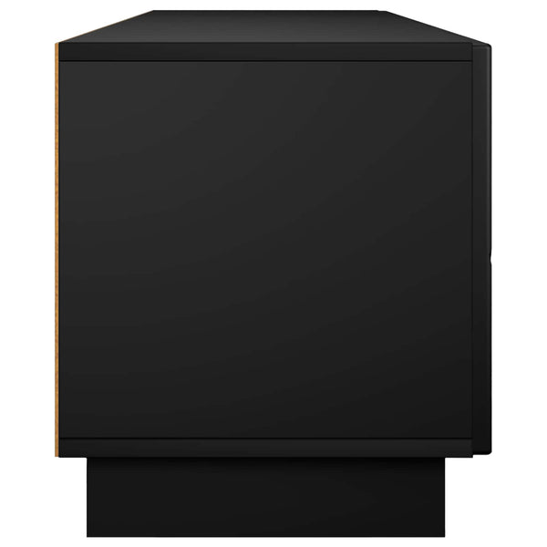 TV-taso 180 x 34,5 x 40 cm Musta Tekninen puu