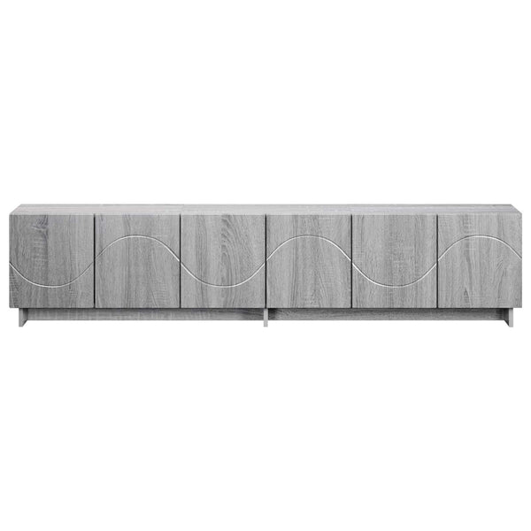 TV-taso 180 x 34,5 x 40 cm Harmaa Sonoma Tekninen puu