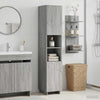 Kylpyhuonekaappi Harmaa Sonoma 36,5 x 38 x 180 cm Tekninen puu