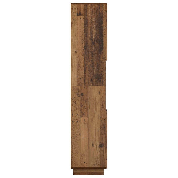 Kylpyhuonekaappi Vanha puu 36,5 x 38 x 180 cm Tekninen puu