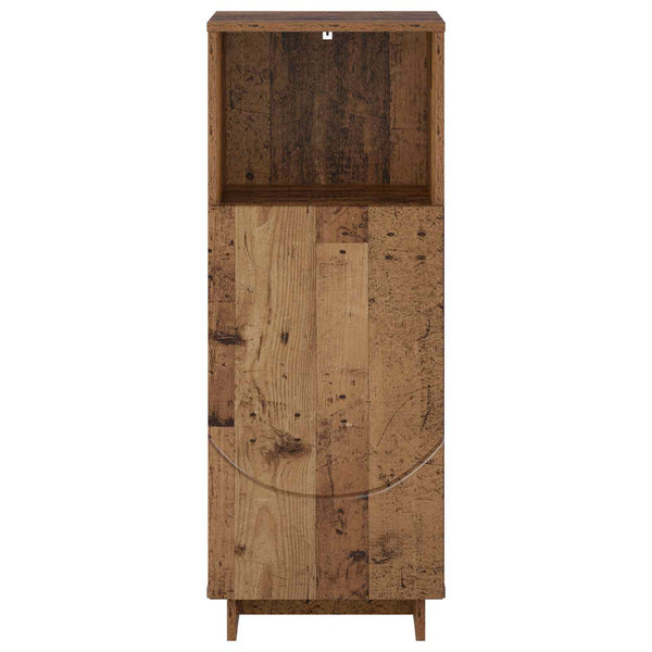 Kylpyhuonekaappi Vanha puu 36,5 x 38 x 95 cm Tekninen puu