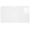 Kylpyhuoneen kaappi Korkeakiiltoinen valkoinen 101 x 41 x 58 cm