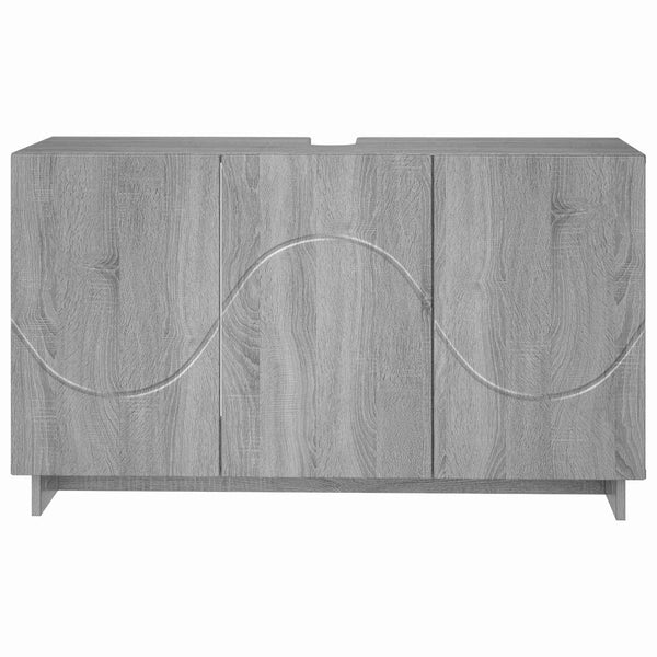 Kylpyhuoneen kaappi Harmaa Sonoma 101 x 41 x 58 cm Tekninen puu