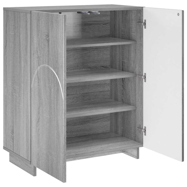 Kenkäkaappi 73 x 38 x 87,5 cm Tekninen puu Harmaa Sonoma
