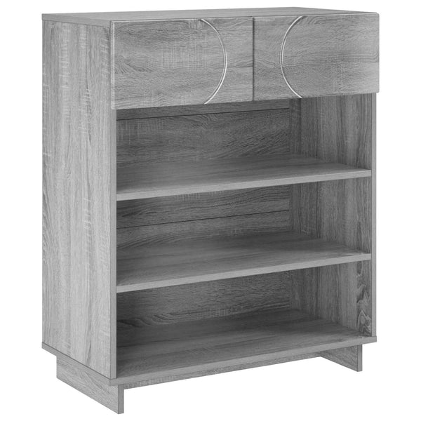 Kenkäkaappi 73 x 38 x 87,5 cm tekninen puu Harmaa Sonoma