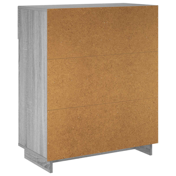 Kenkäkaappi 73 x 38 x 87,5 cm tekninen puu Harmaa Sonoma