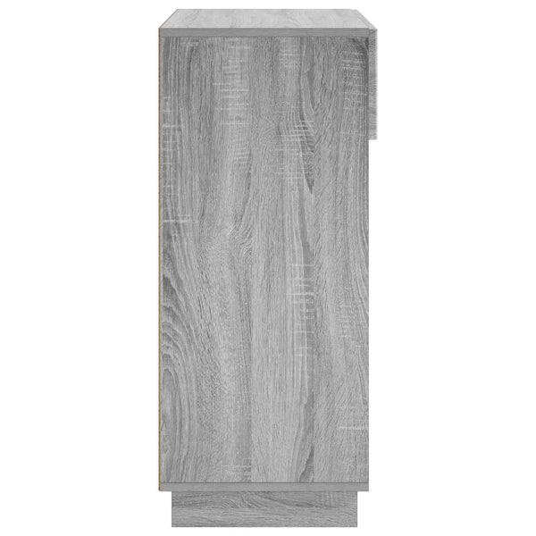 Kenkäkaappi 73 x 38 x 87,5 cm tekninen puu Harmaa Sonoma