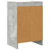Yöpöydät 2 kpl Betoninharmaa 40 x 30 x 60 cm Tekninen puu