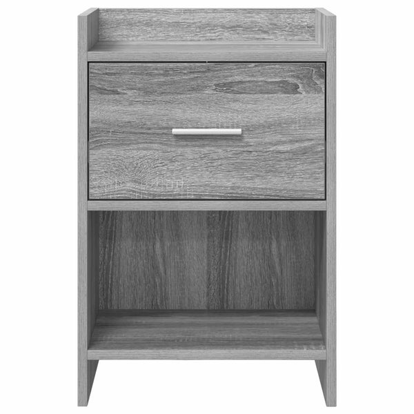Yöpöydät 2 kpl Harmaa Sonoma 40 x 30 x 60 cm Tekninen puu