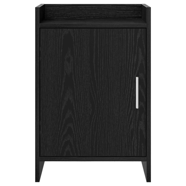Yöpöydät 2 kpl Musta tammi 40 x 30 x 60 cm Tekninen puu