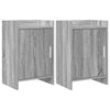 Yöpöydät 2 kpl Harmaa Sonoma 40 x 30 x 60 cm Tekninen puu
