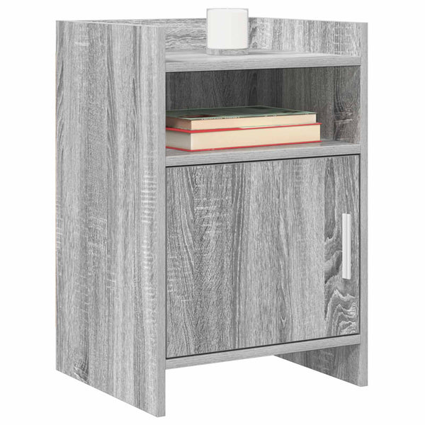 Yöpöydät 2 kpl Harmaa Sonoma 40 x 36 x 60 cm Tekninen puu