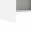 Sivupöytä valkoinen 40 x 36 x 80 cm Tekninen puu