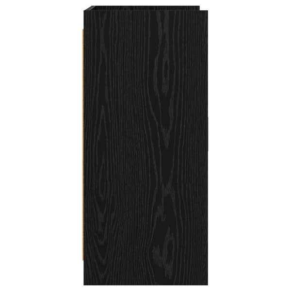 Sivupöytä Musta tammi 72 x 36 x 80 cm Tekninen puu