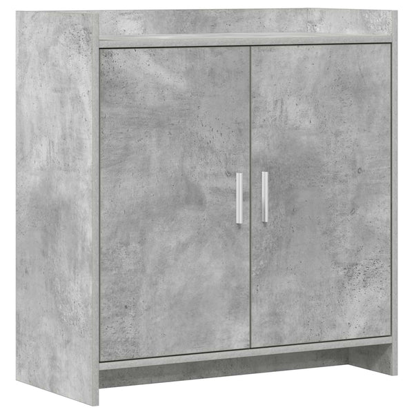Sivupöytä Betoninharmaa 72 x 36 x 80 cm Tekninen puu