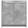Sivupöytä Betoninharmaa 72 x 36 x 80 cm Tekninen puu