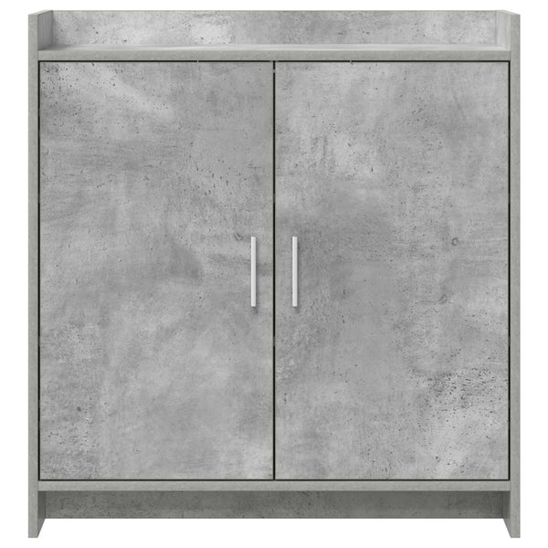 Sivupöytä Betoninharmaa 72 x 36 x 80 cm Tekninen puu