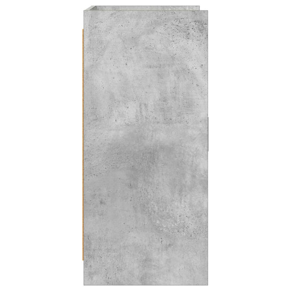 Sivupöytä Betoninharmaa 72 x 36 x 80 cm Tekninen puu