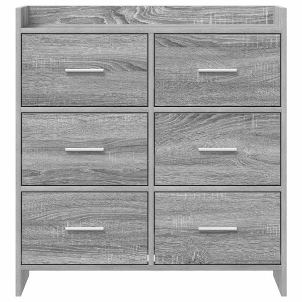 Sivupöytä Harmaa Sonoma 75 x 33 x 80 cm Tekninen puu