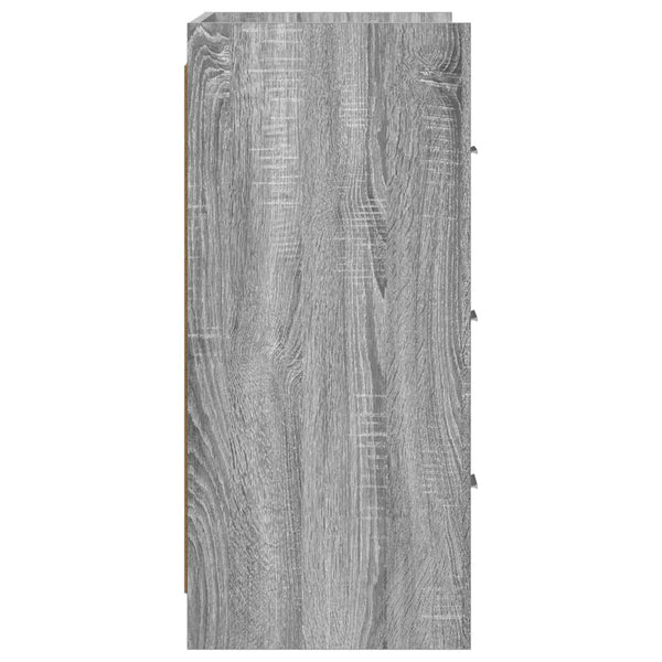 Sivupöytä Harmaa Sonoma 75 x 33 x 80 cm Tekninen puu