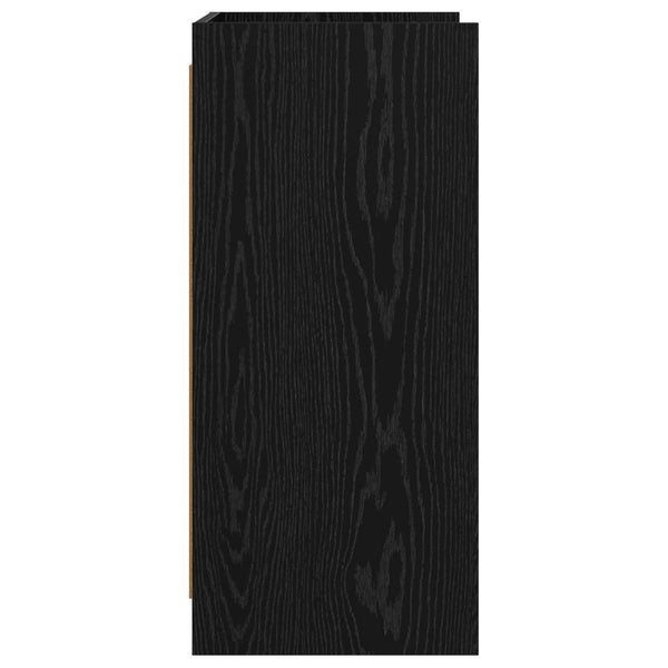 Sivupöytä Musta tammi 75 x 36 x 80 cm Tekninen puu