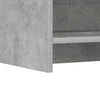 Sivupöytä Betoninharmaa 75 x 36 x 80 cm Tekninen puu