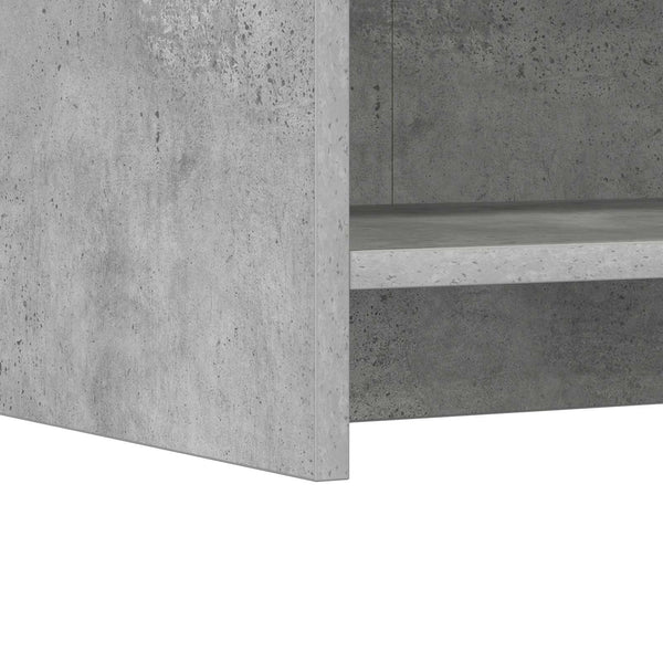 Sivupöytä Betoninharmaa 75 x 36 x 80 cm Tekninen puu