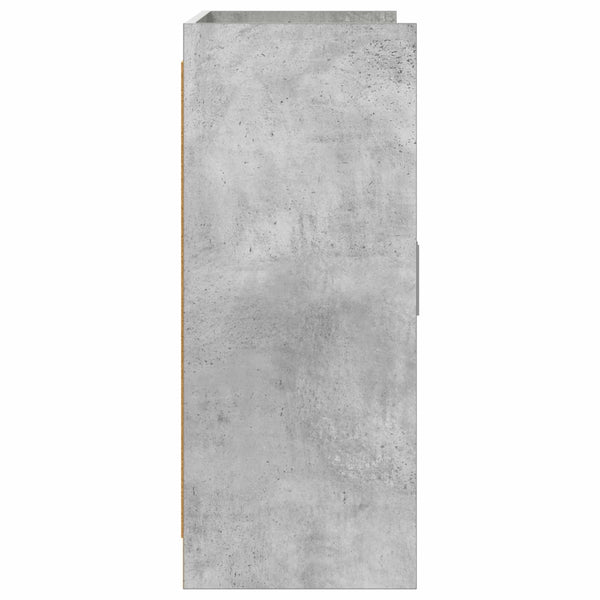 Sivupöytä Betoninharmaa 98,5 x 33 x 80 cm Tekninen puu