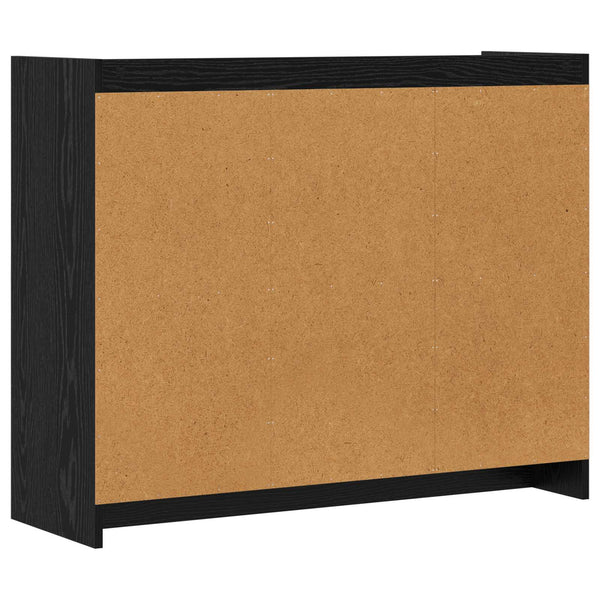 Sivupöytä Black Oak 98,5 x 33 x 80 cm Tekninen puu